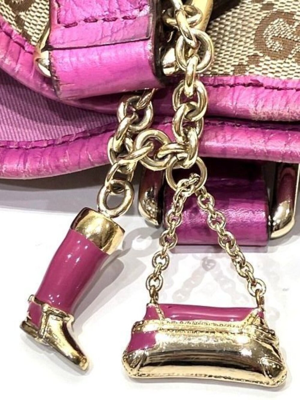 ★SOLD★ Gucci GG Canvas Bag Handbag - Picture 5 of 9